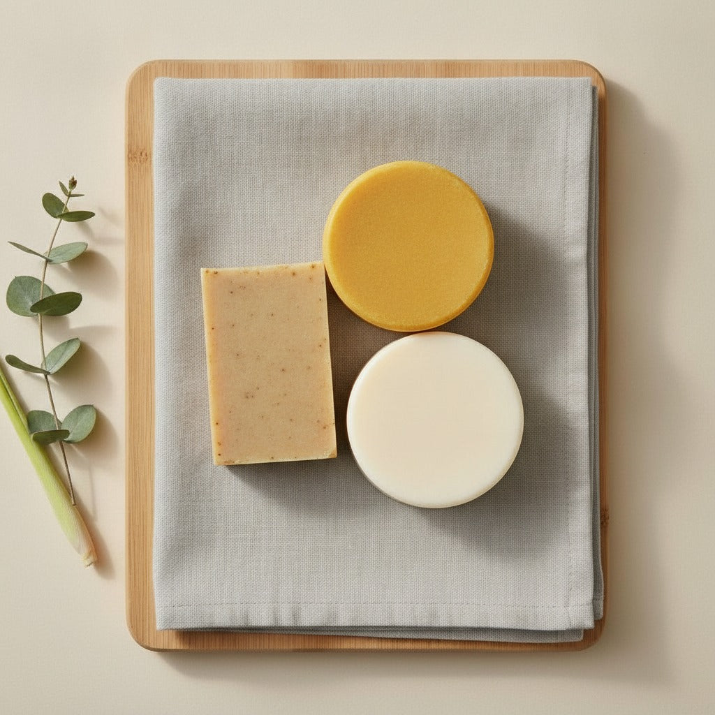 Pack Rutina Karité · Champú + Jabón + Hidratante